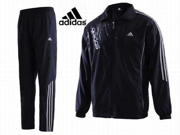 survetement adidas bleu blanc